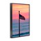Stupell Industries USA Flag Against Sunset Framed Giclee, design by Jeff Poe Photography